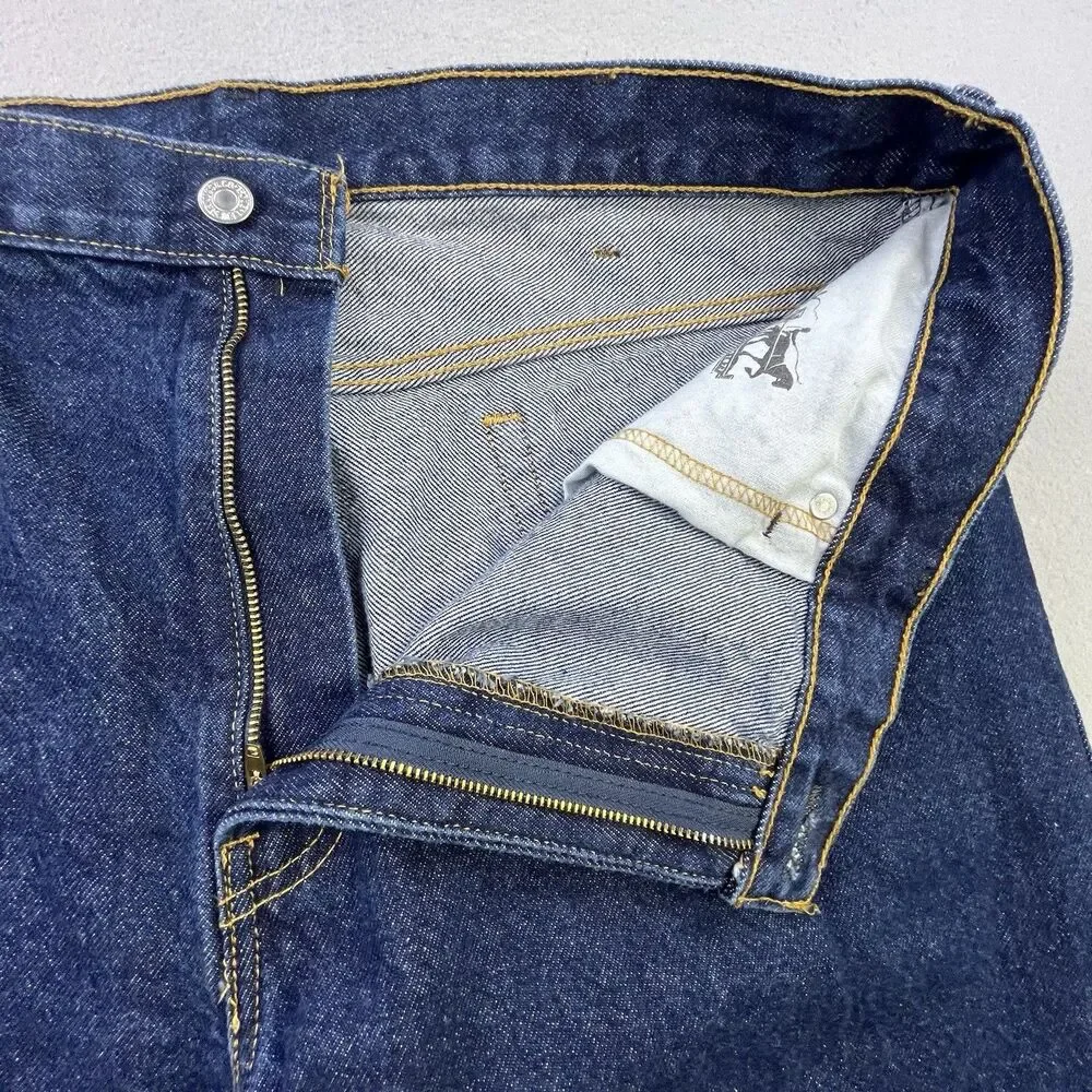 Levis 517 Bootcut Jeans Mens 40x34 Blue Denim Dark Wash Western Workwear